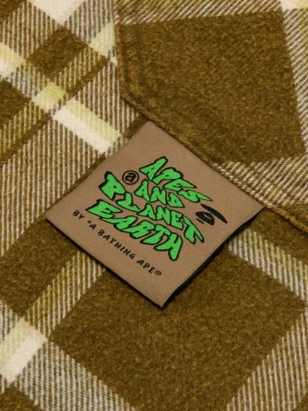 Kockás ing Aape By *a Bathing Ape® barna