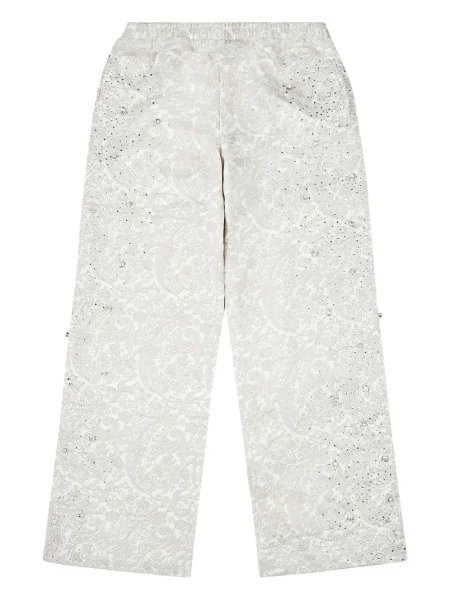 Kalhoty Birth Of Royal Child s perlami šedé