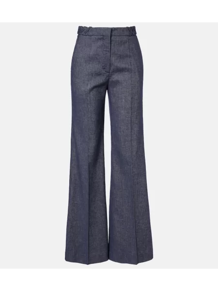 Pantaloni Dorothee Schumacher evazate albastru