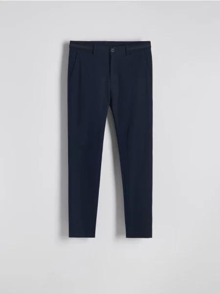 Reserved Pantaloni chino în carouri bleumarin