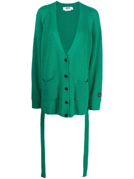 Cardigan Msgm de lână verde