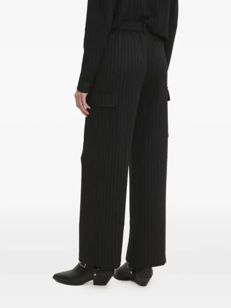 Pantaloni cargo Dkny cu dungi negru