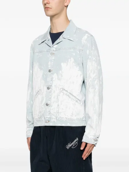 Geacă de blugi Mm6 Maison Margiela albastru