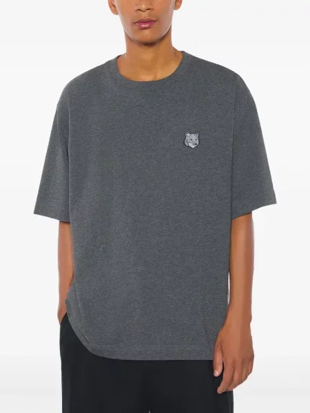 Tricou Maison Kitsune gri