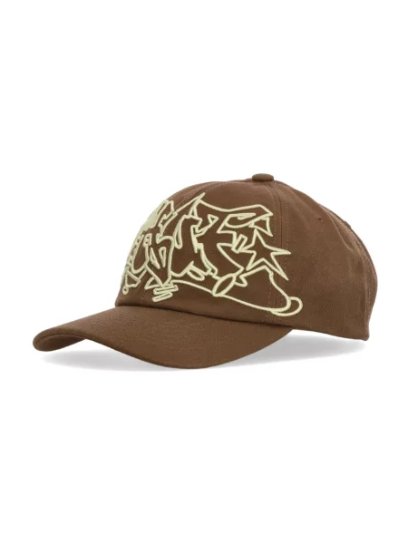 Czapka z daszkiem Huf z logo brązowa
