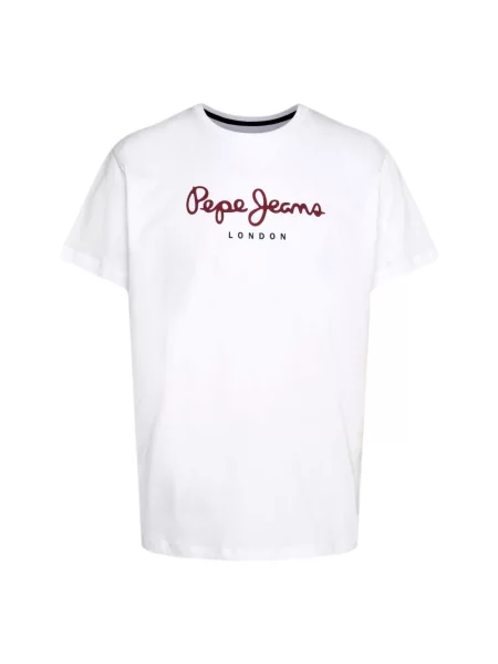 Koszulka Pepe Jeans z logo biała
