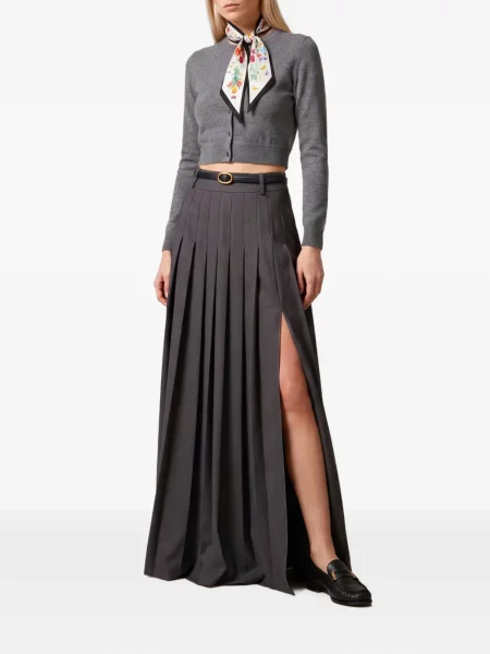 Fusta maxi Sutton New York gri