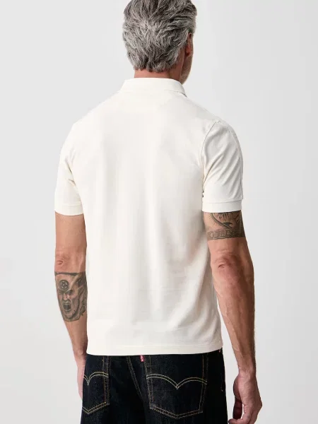 Tricou polo Guess bej