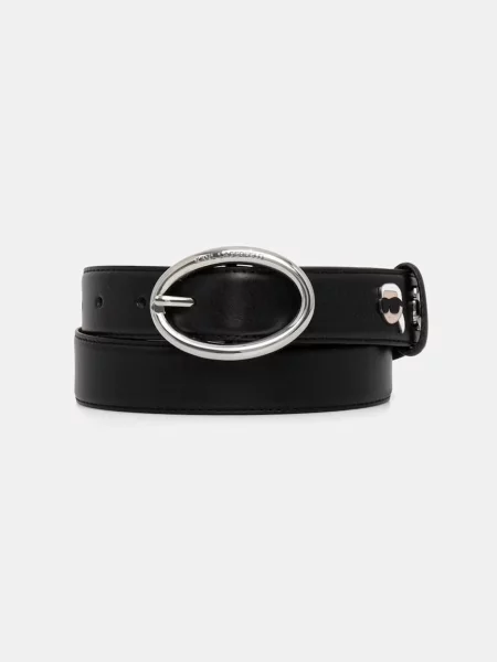 Karl Lagerfeld curea pentru femei din piele IKON negru
