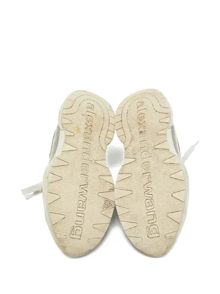 Sneakerși Alexander Wang din piele gri