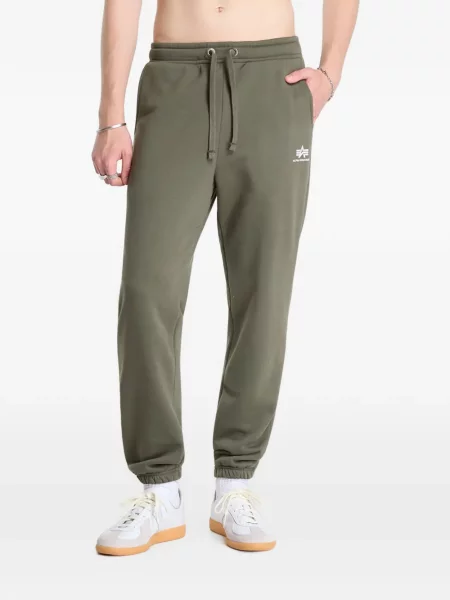 Futó nadrág Alpha Industries nyomtatás zöld