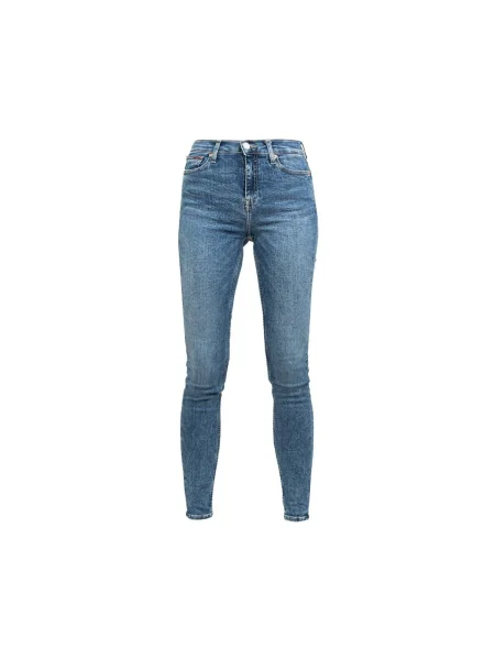 Pantaloni Tommy Hilfiger albastru