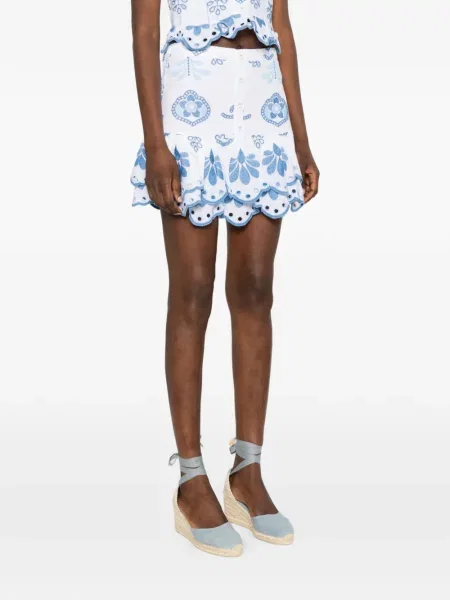 Mini suknja Charo Ruiz Ibiza bijela