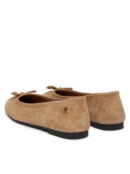TOMMY HILFIGER Balerinke kapučino bež