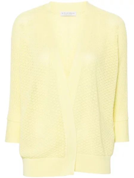 Cardigan Le Tricot Perugia tricotate galben