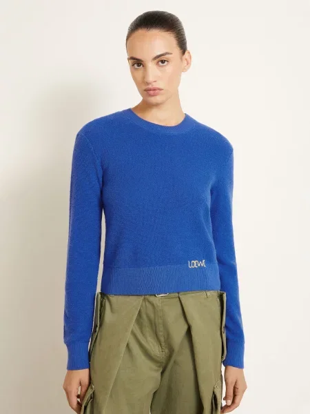 Loewe Sweter blau granatowy