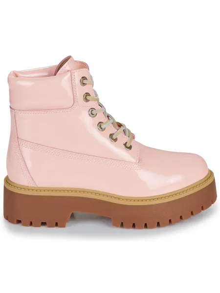 Pantofi Timberland streetstyle cu strasuri roz