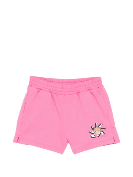 Szorty dziecięce Moschino różowe