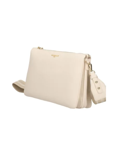 Torebka Gaëlle Paris ze skóry ekologicznej biała