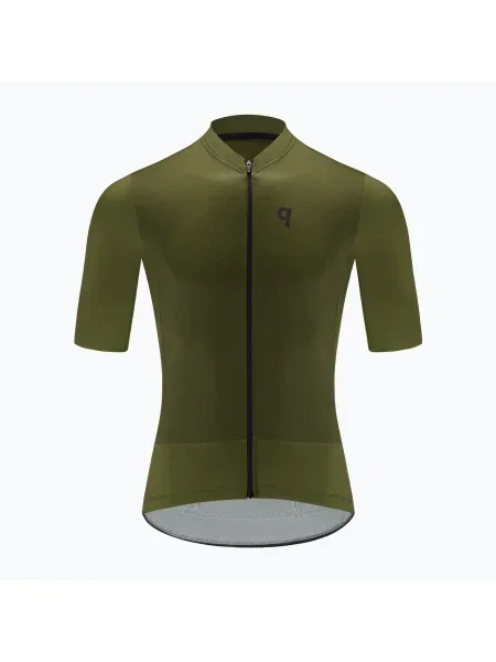 Мъжка тениска за колоездене Quest Adventure riffle green зелено