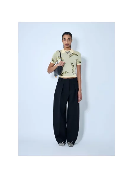 Jacquemus Spodnie Kobieta M Sculptural Spodnie Ovalo czarny
