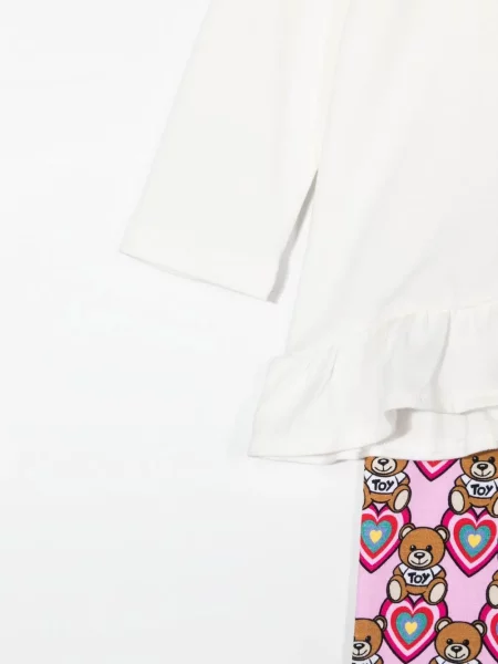 Komplet dresowy dziecięcy Moschino biały