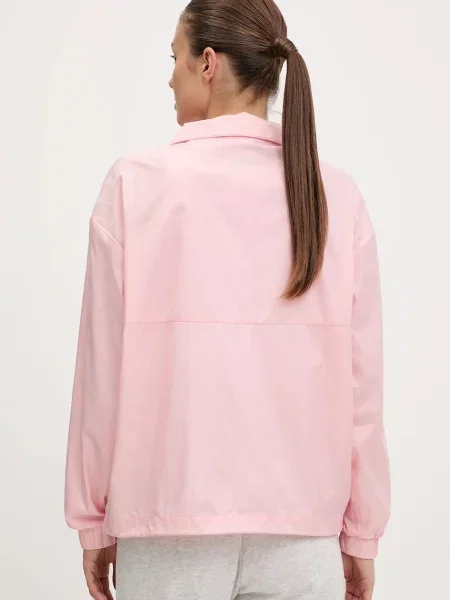 Куртка Guess перехідна oversize рожевий