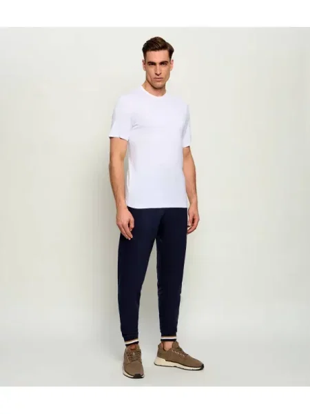 BOSS BLACK Tricou RN 3P Bamboo alb