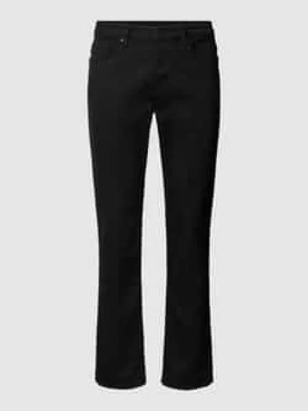 Jeansy o kroju modern fit z zapięciem na guzik model ‘MITCH’ Joop! Jeans czarne