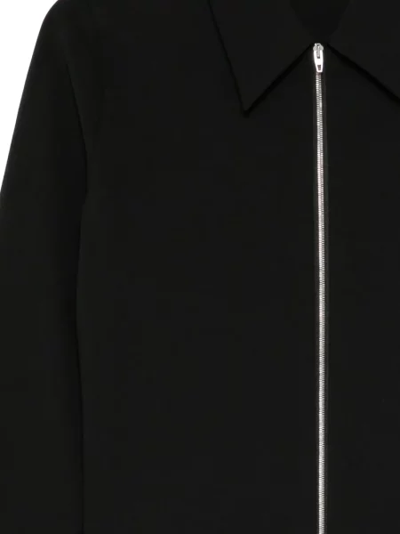 Gulerat geacă Jil Sander negru