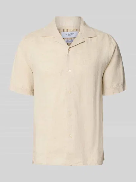 Koszula casual z lnu o kroju modern fit model CAMICIA' Markup