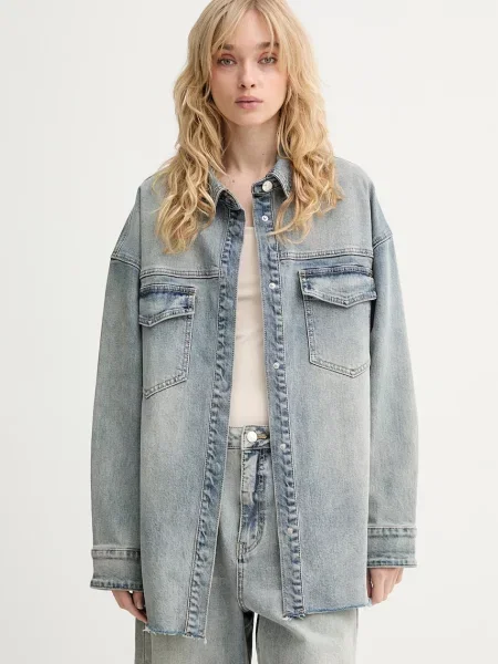 Gestuz koszula jeansowa GZnoma niebieska