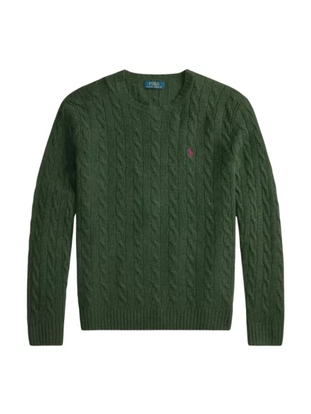 Sweter Polo Ralph Lauren z długim rękawem zielony