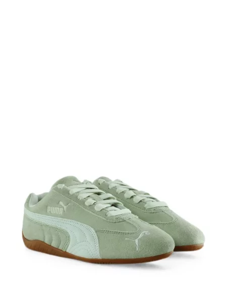 Sneakerși Puma Suede cu broderie verde