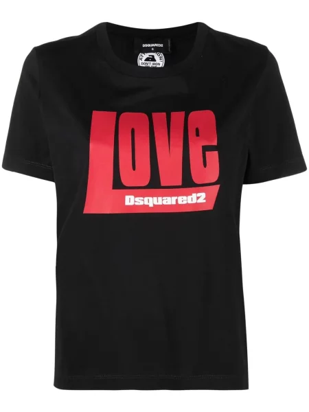 Tricou Dsquared2 cu imagine negru