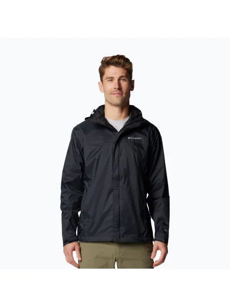 Geacă de ploaie pentru bărbați Columbia Watertight II black negru