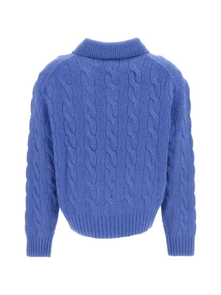 Geacă Polo Ralph Lauren cu model herringbone albastru