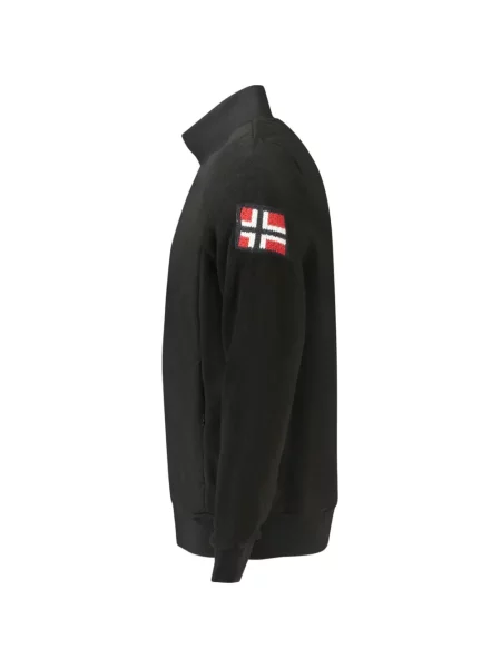 Svetr Norwegian Rain s autogramem černý
