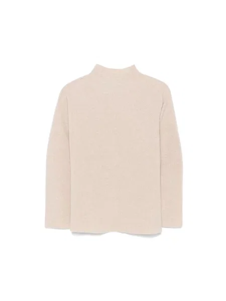 Sweter Le Tricot Perugia z kaszmiru beżowy