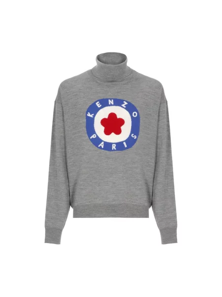 Golf golf Kenzo wełniany szary