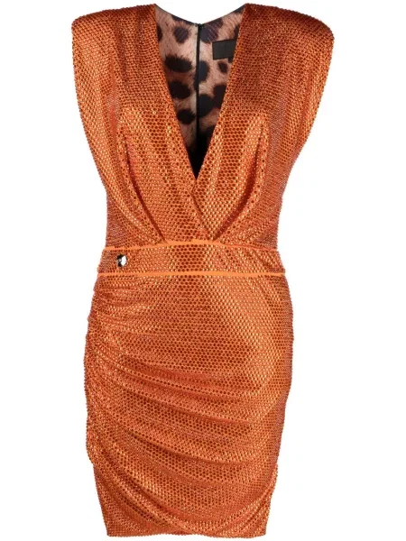Rochie Philipp Plein de costum portocaliu
