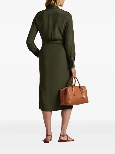 Spodnie Polo Ralph Lauren skórzane z nadrukiem z wzorem paisley czarne