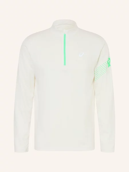 Asics Běžecké Tričko Icon Ls krémová bílé