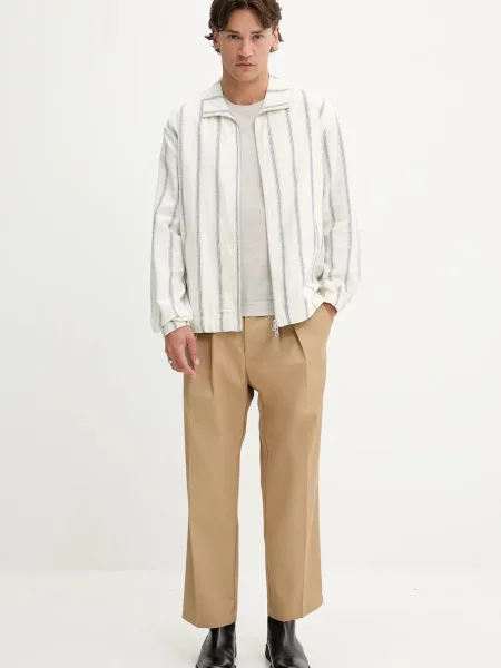 Куртка Les Deux перехідна oversize бежевий