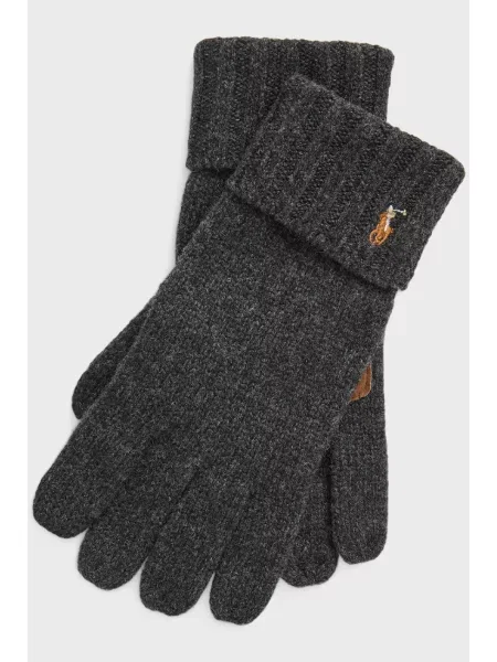 Перчатки Polo Ralph Lauren серые