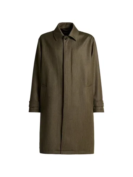 Palton Kiton de lână verde