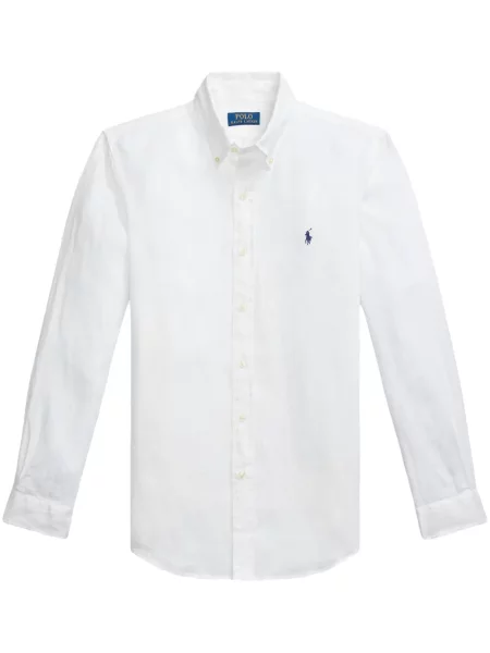 Slip de baie Polo Ralph Lauren cu broderie din piele de căprioară în carouri albastru
