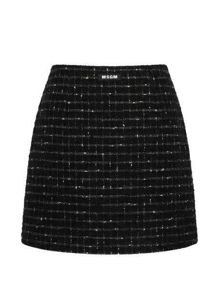 Fustă Msgm în carouri plic negru