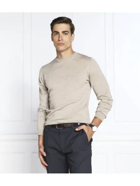 Oscar Jacobson de lână pulover custer bej