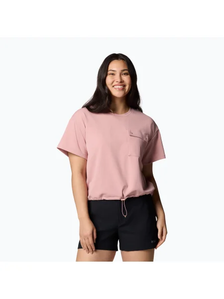 Дамска тениска Columbia Granite Point Knit eraser pink розово